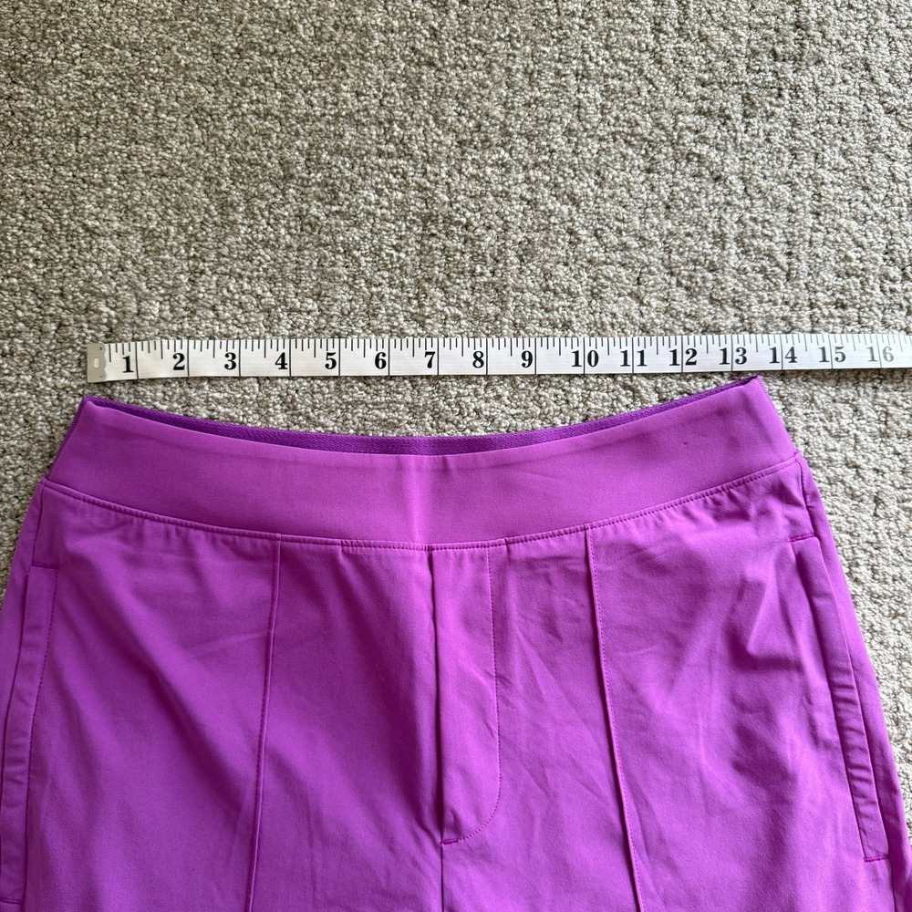 Athleta Brooklyn Pant Purple Sz 4 Athleisure Bright Maximal Gorpcore Comfortable - Picture 5 of 12